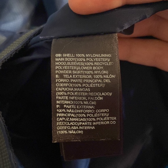 THE North Face HyVent Jacket Coat Women’s M Bright Blue - Picture 7 of 8